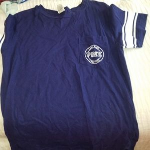 Victoria secret PINK shoulder cut shirt